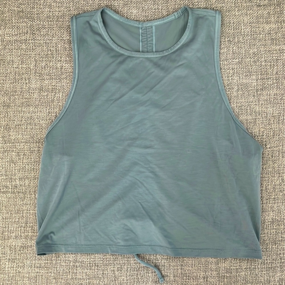 Lululemon cropped drawstring tank